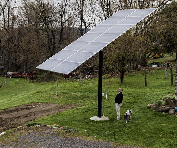 Solar wall in Vermont