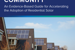 National guidebook maps the way toward ‘tipping points’ in solar adoption