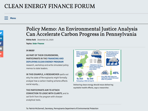 Clean Energy Finance Forum screenshot