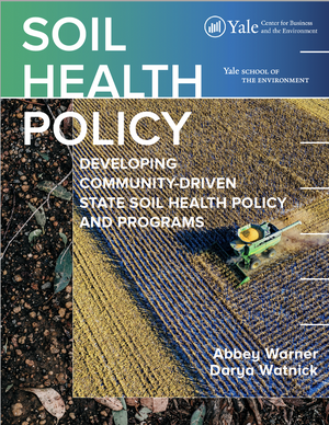Soil Health Policy Report Cover