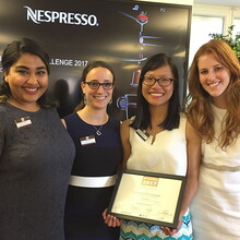 Yale Team Makes Final Round at Nespresso Sustainability Challenge
