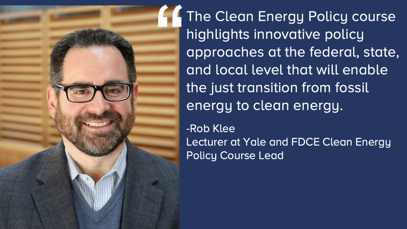 Rob Klee, FDCE Clean Energy Policy Course Lead